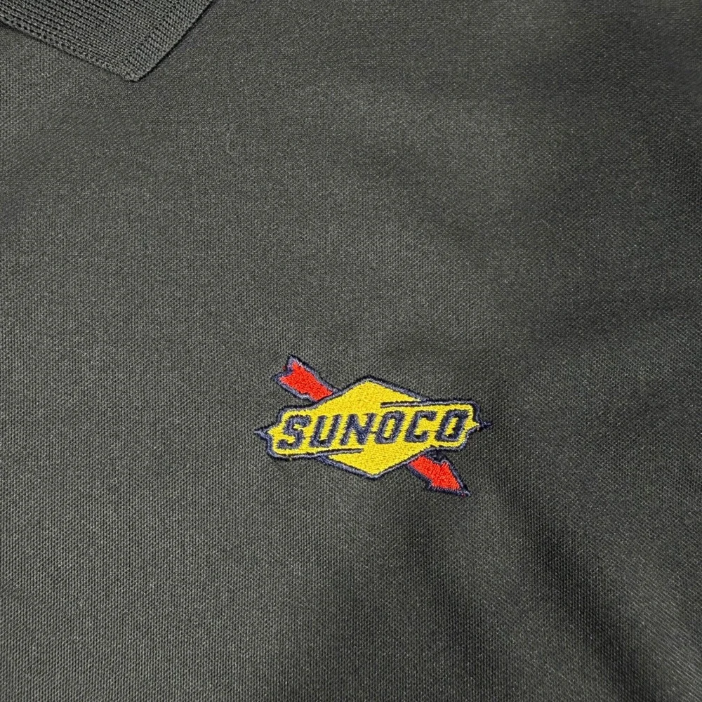 Nike Golf Polo Sunoco Logo Mens XXL Navy Blue Polyester Short Sleeve NWT